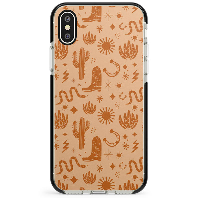 Wild West Pattern Phone Case for iPhone X XS Max XR
