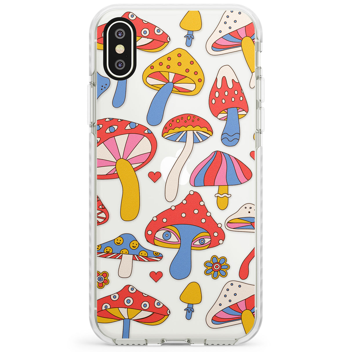 Vibrant Shrooms Impact Phone Case for iPhone X XS Max XR