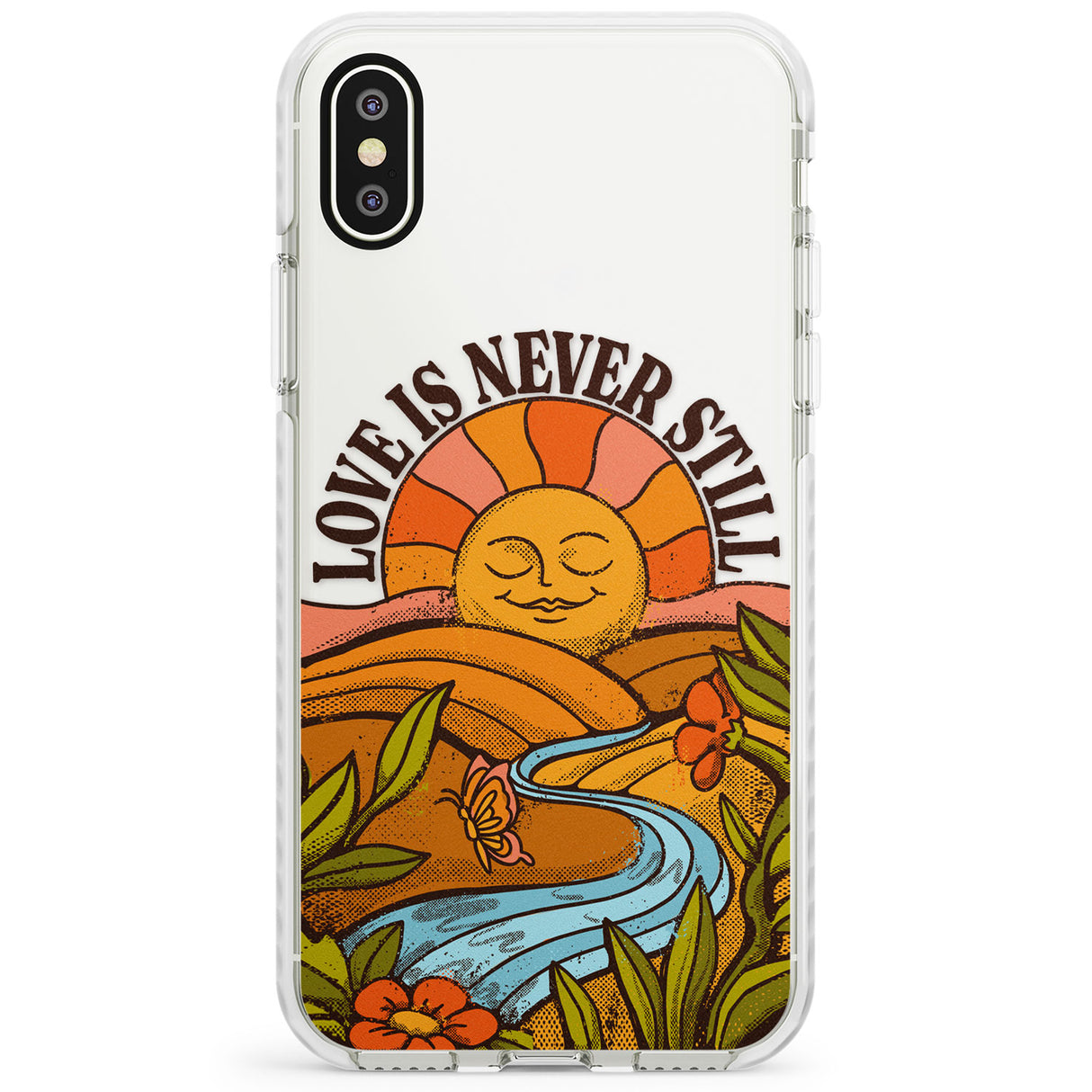 Love is Never Still Impact Phone Case for iPhone X XS Max XR