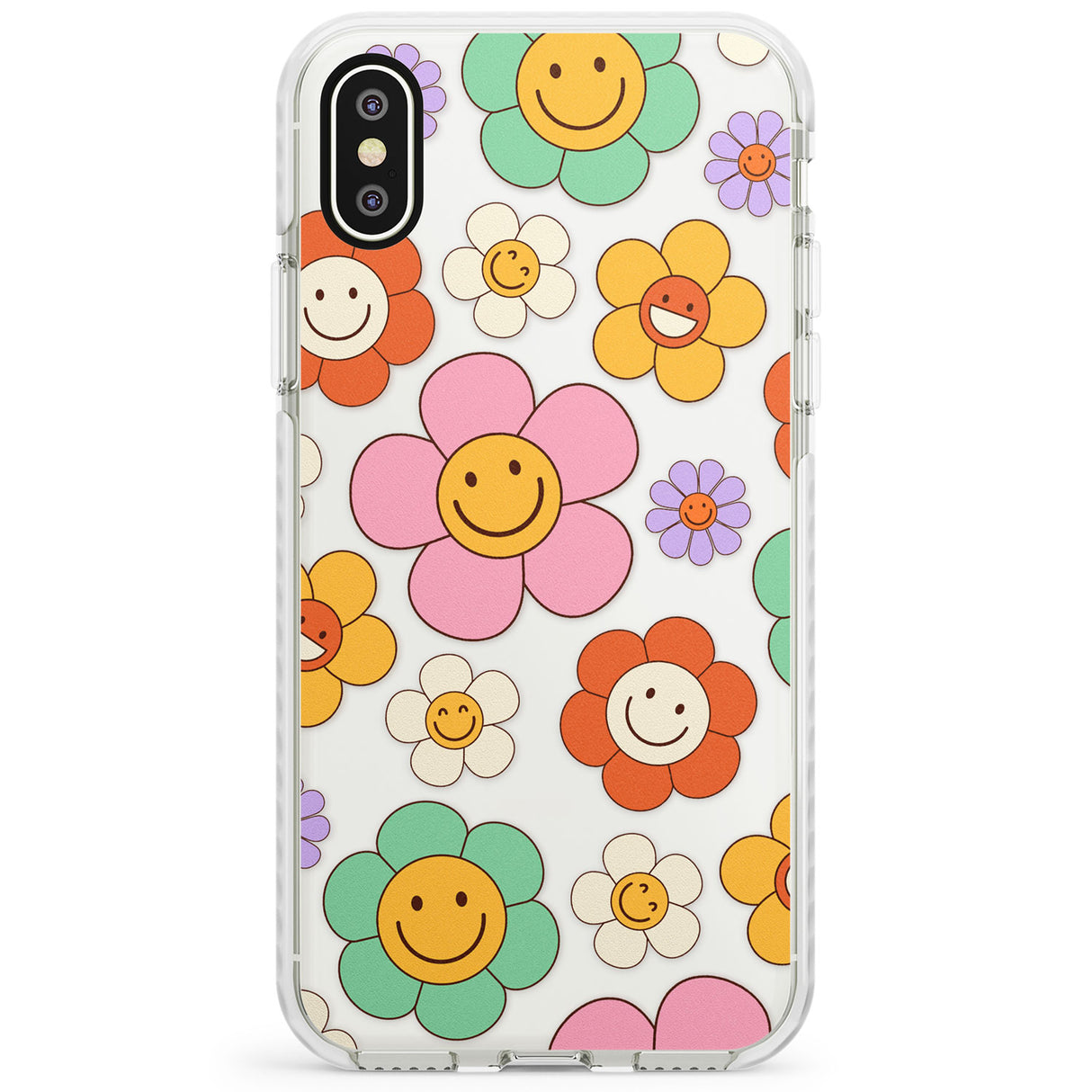 Happy Blossoms Impact Phone Case for iPhone X XS Max XR