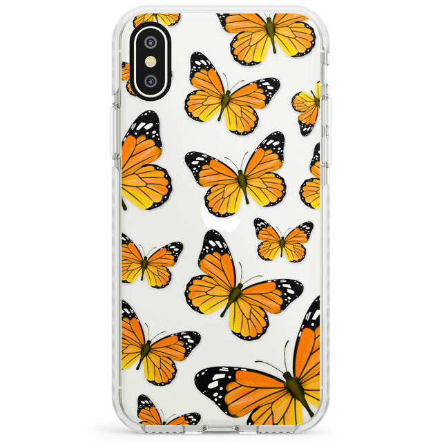 Sun-Yellow Butterflies Impact Phone Case for iPhone X XS Max XR