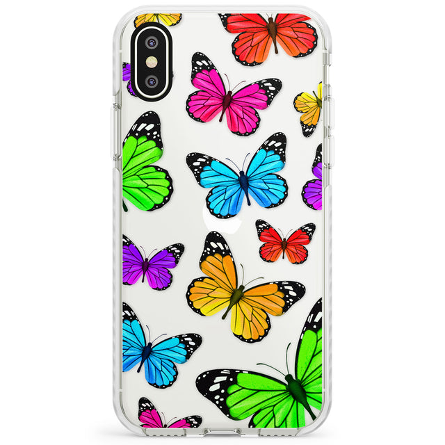 Vibrant Butterflies Impact Phone Case for iPhone X XS Max XR