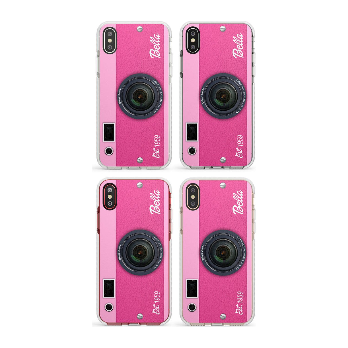 Personalised Pink Dream Camera Phone Case for iPhone X XS Max XR