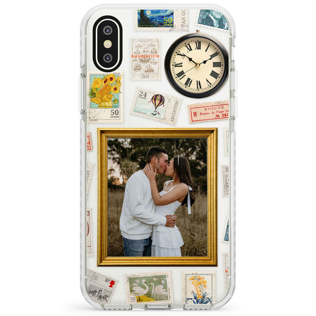 Personalised Vintage Photo Frame Collage Impact Phone Case for iPhone X XS Max XR