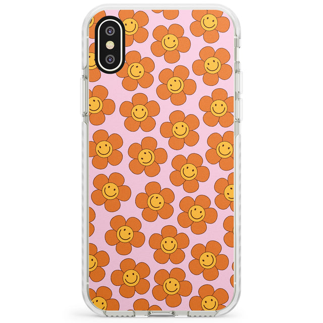 Floral Smiles Impact Phone Case for iPhone X XS Max XR
