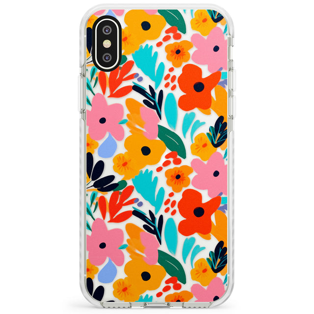 Floral Fiesta Impact Phone Case for iPhone X XS Max XR