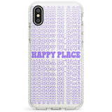 Happy Place (Purple) Impact Phone Case for iPhone X XS Max XR