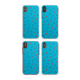 Blue Heartstopper Stars Pattern Phone Case for iPhone X XS Max XR