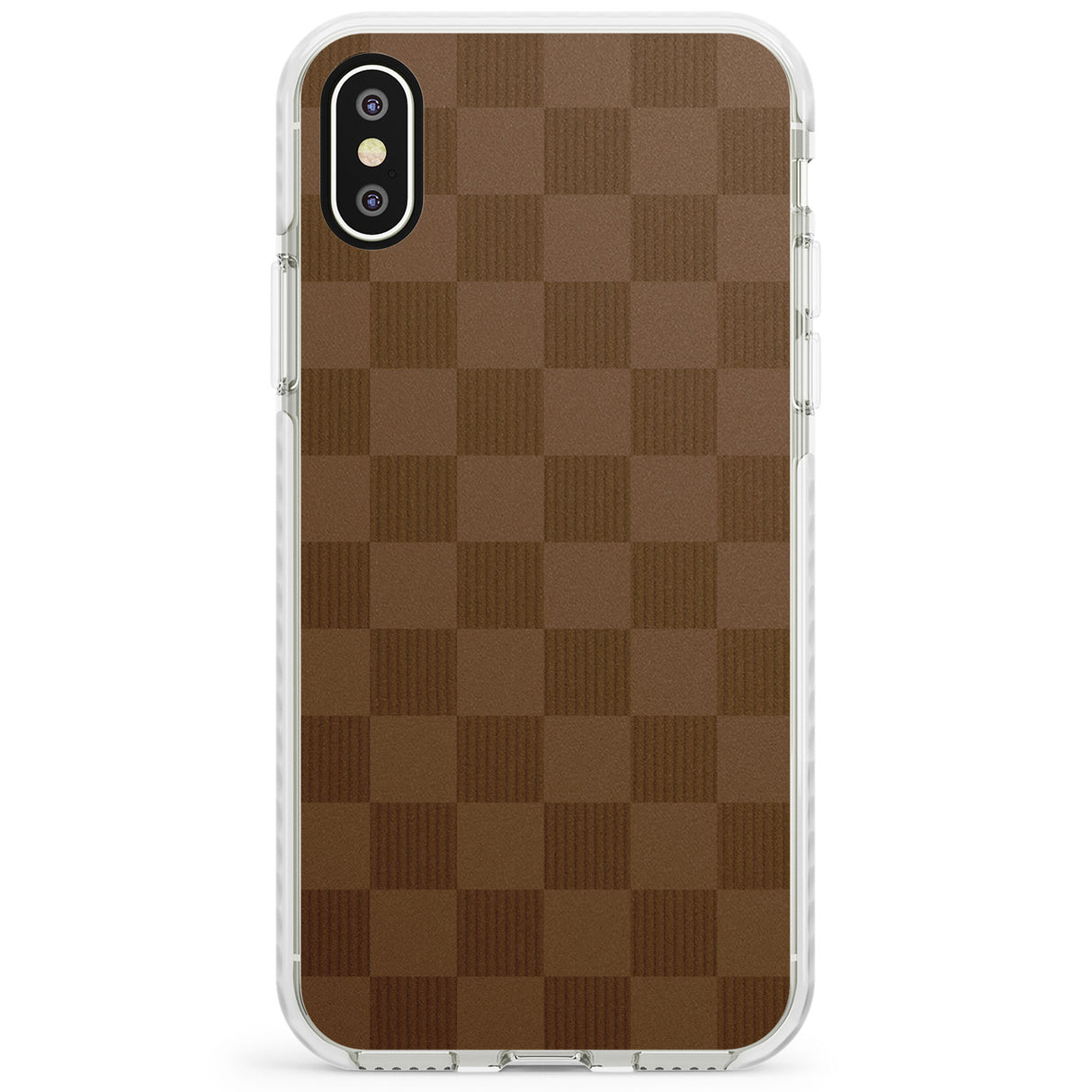CHOCOLATE CHECKERED Impact Phone Case for iPhone X XS Max XR