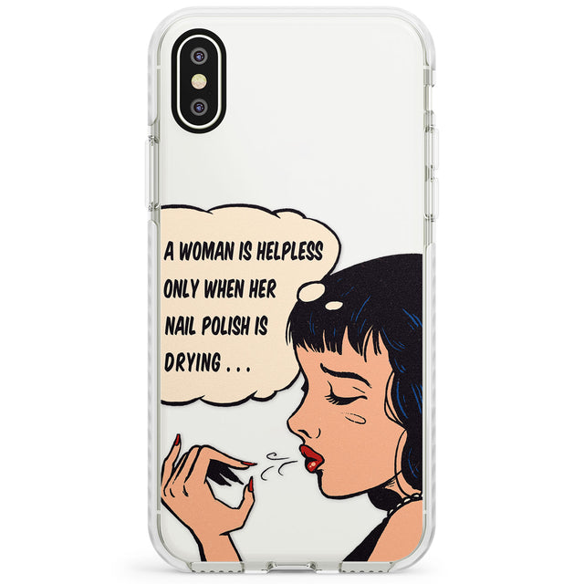 Drying Nails - Pop Art Impact Phone Case for iPhone X XS Max XR