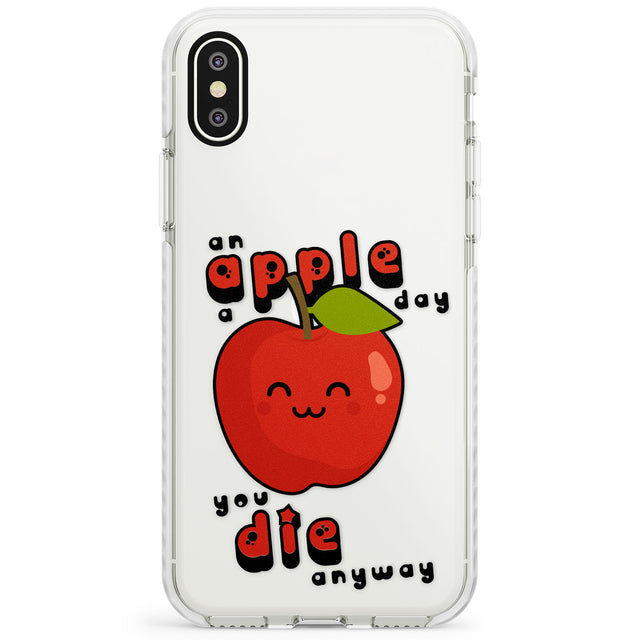 An Apple a Day Impact Phone Case for iPhone X XS Max XR