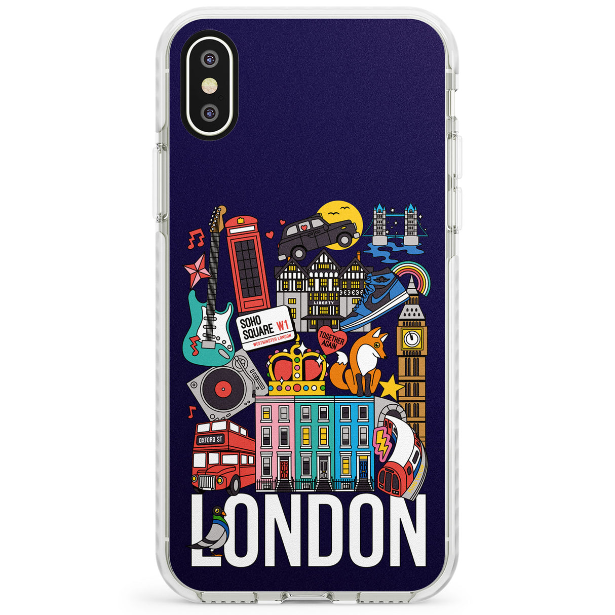 London Calling Impact Phone Case for iPhone X XS Max XR