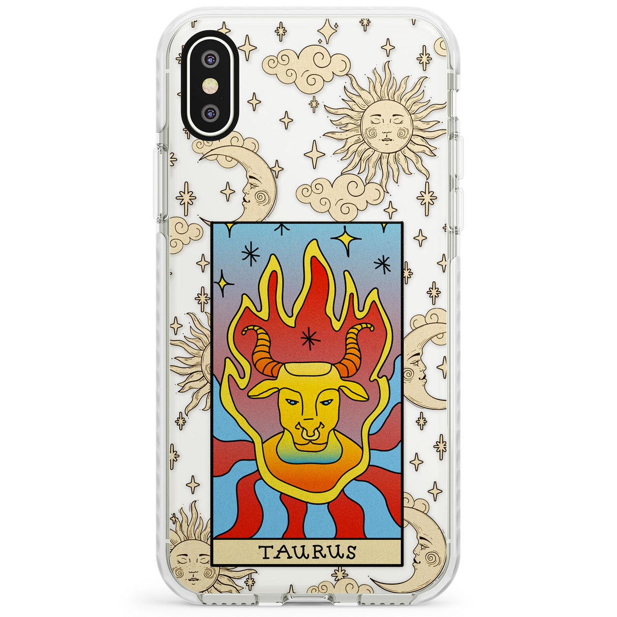 Celestial Zodiac - Taurus Impact Phone Case for iPhone X XS Max XR