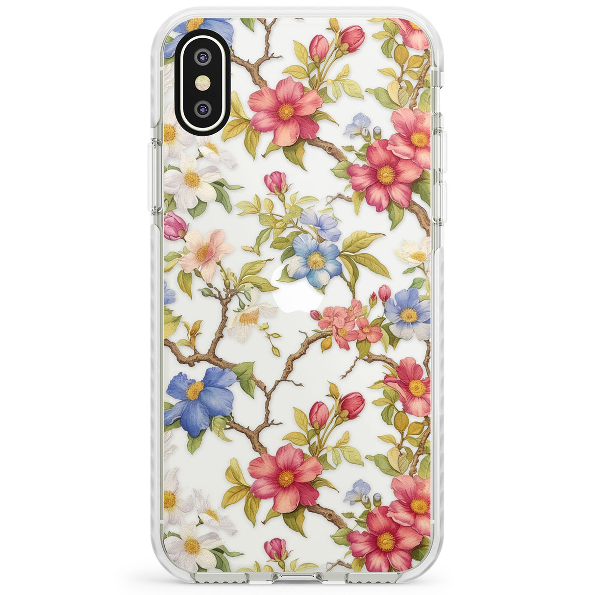 Vintage Vines & Flowers Impact Phone Case for iPhone X XS Max XR