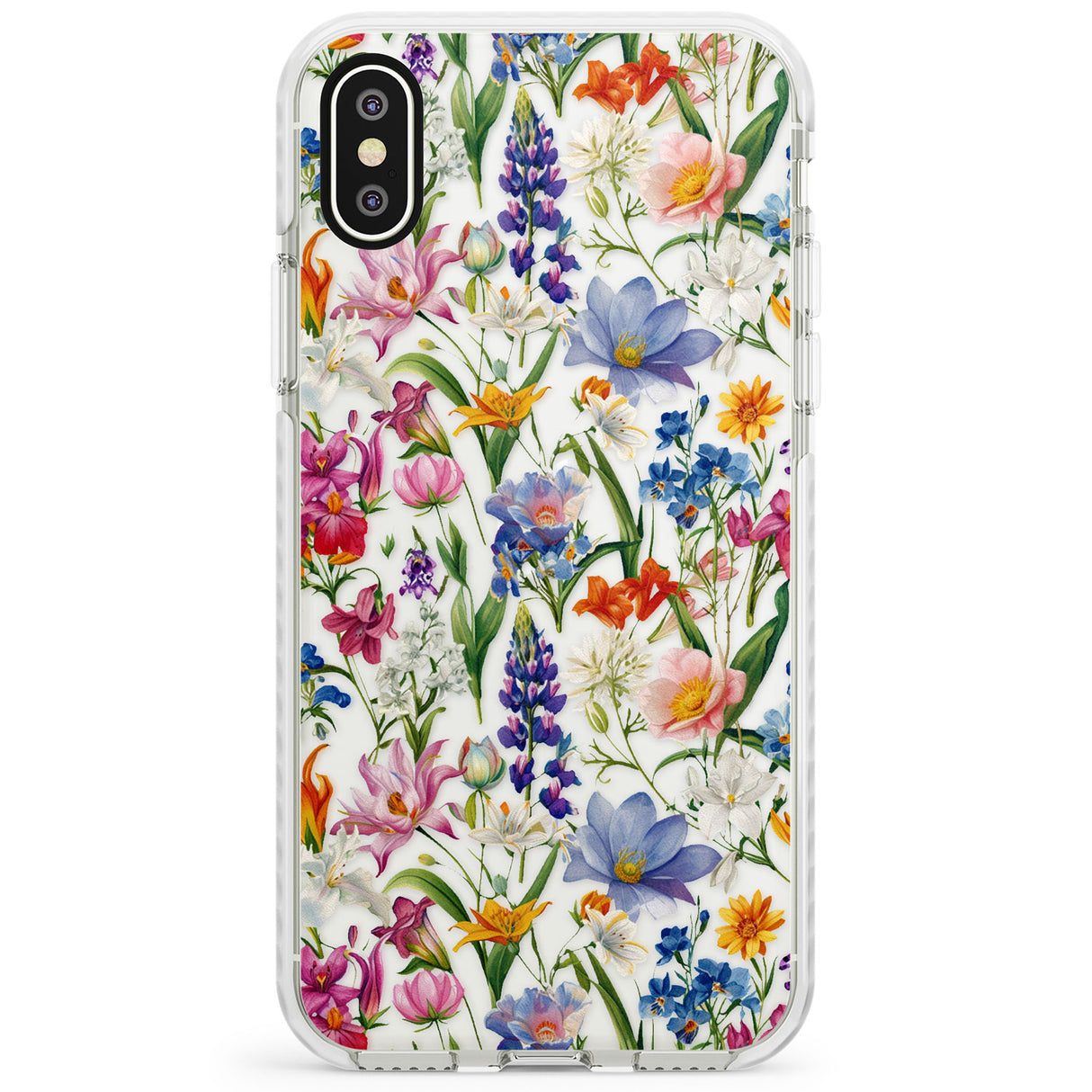 Vintage Wildflowers Impact Phone Case for iPhone X XS Max XR