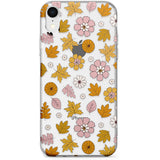 Autumn Leaves and Flowers Phone Case for iPhone X, XS Max, XR