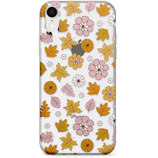 Autumn Leaves and Flowers Phone Case for iPhone X, XS Max, XR