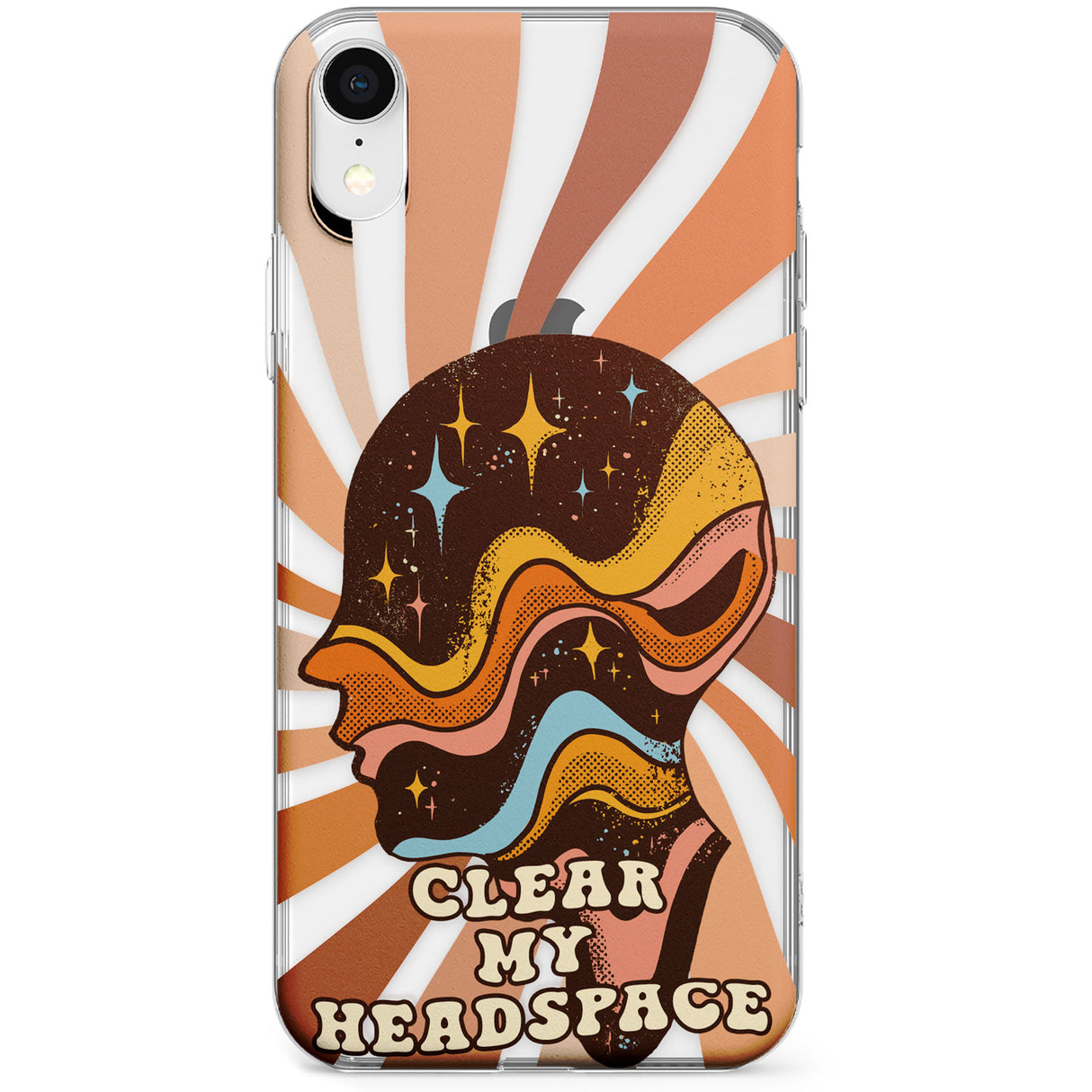Clear My Headspace Phone Case for iPhone X, XS Max, XR