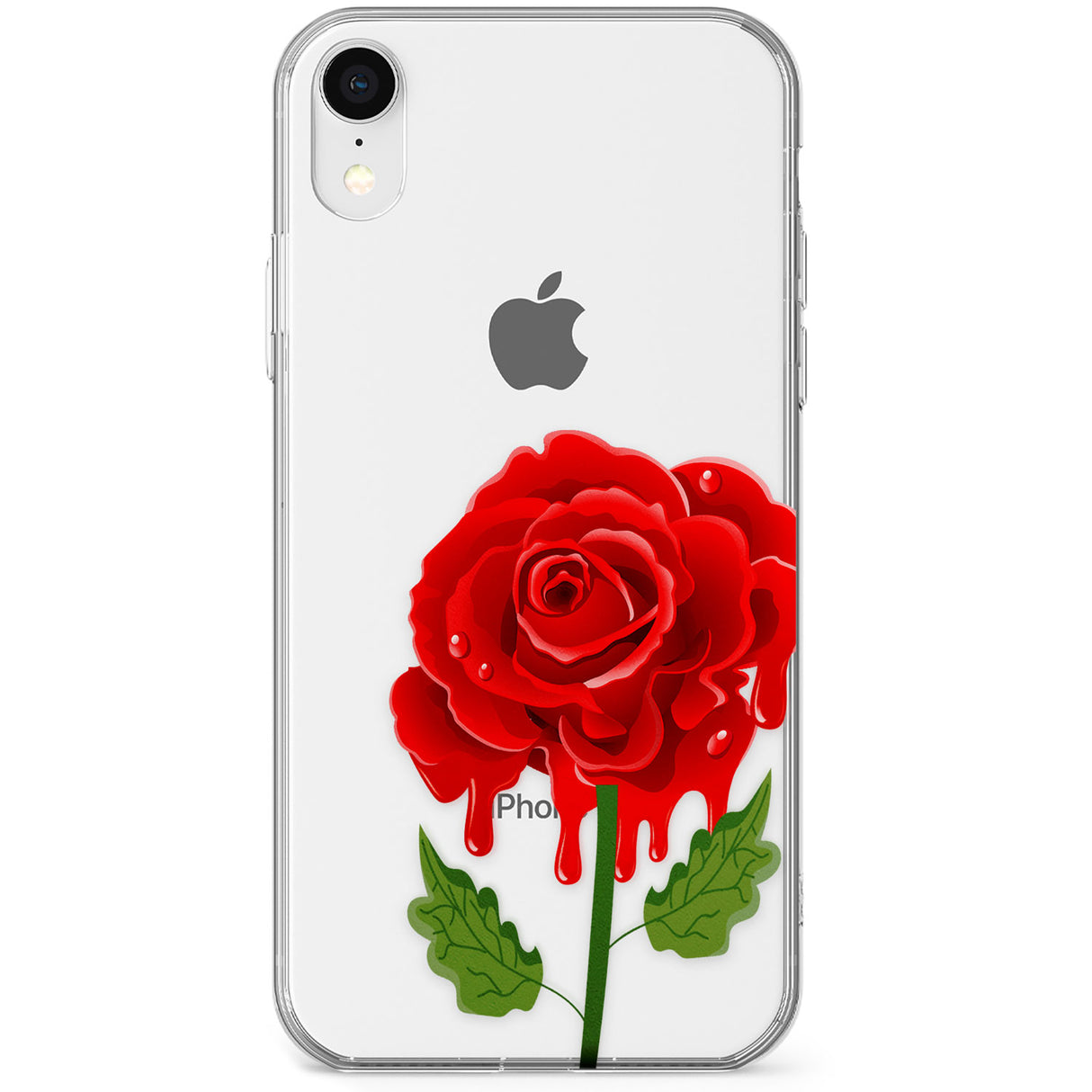 Melting Rose Phone Case for iPhone X, XS Max, XR