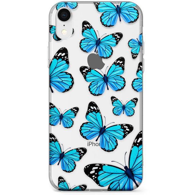 Blue Butterflies Phone Case for iPhone X, XS Max, XR