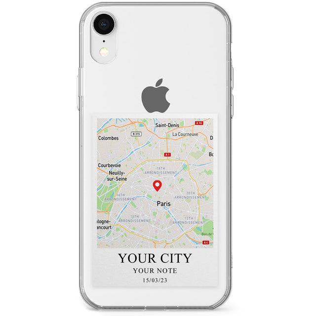 Personalised World Map Phone Case for iPhone X, XS Max, XR