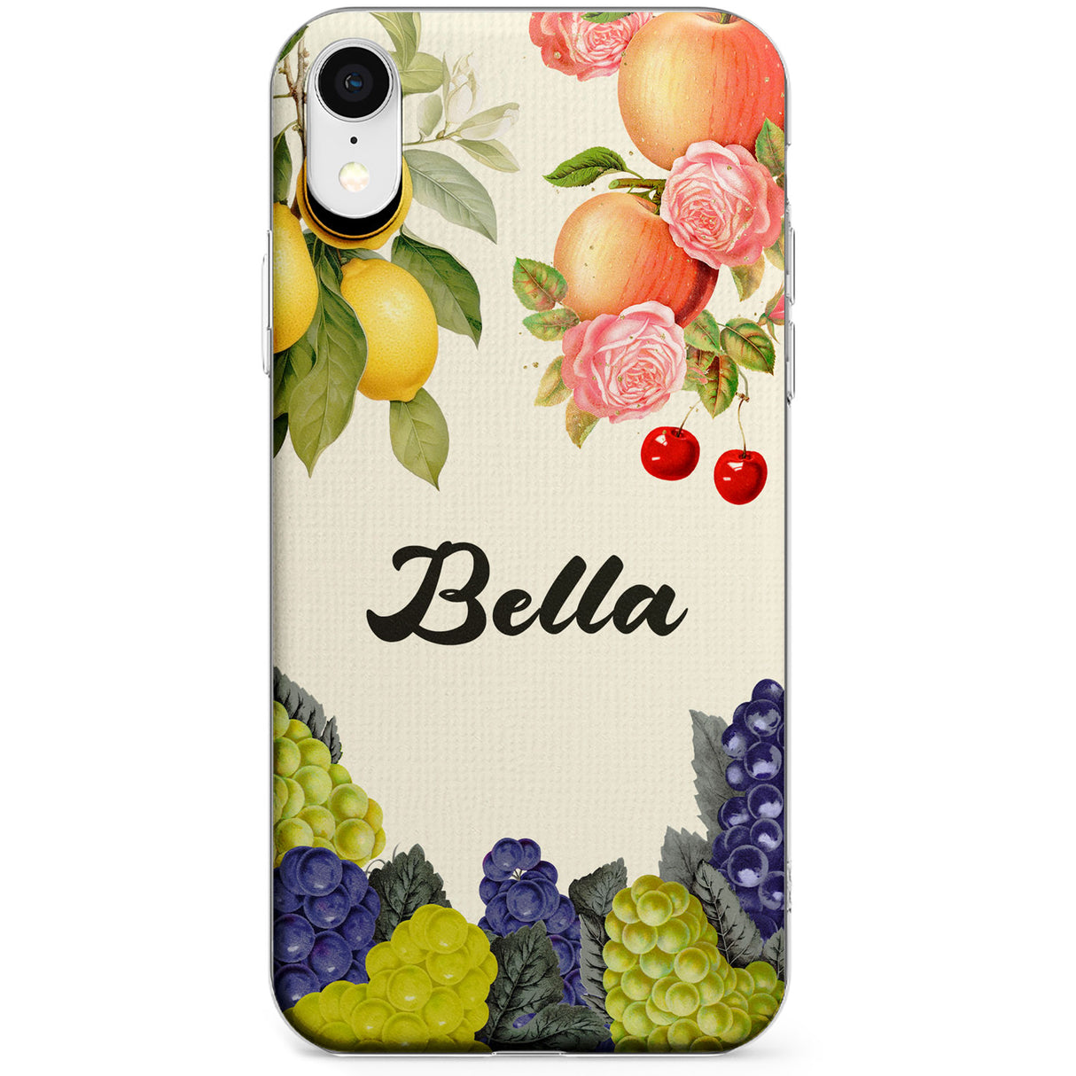 Personalised Vintage Fruits Phone Case for iPhone X, XS Max, XR
