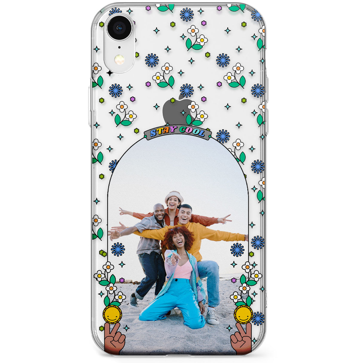 Personalised Summer Photo Frame Phone Case for iPhone X, XS Max, XR