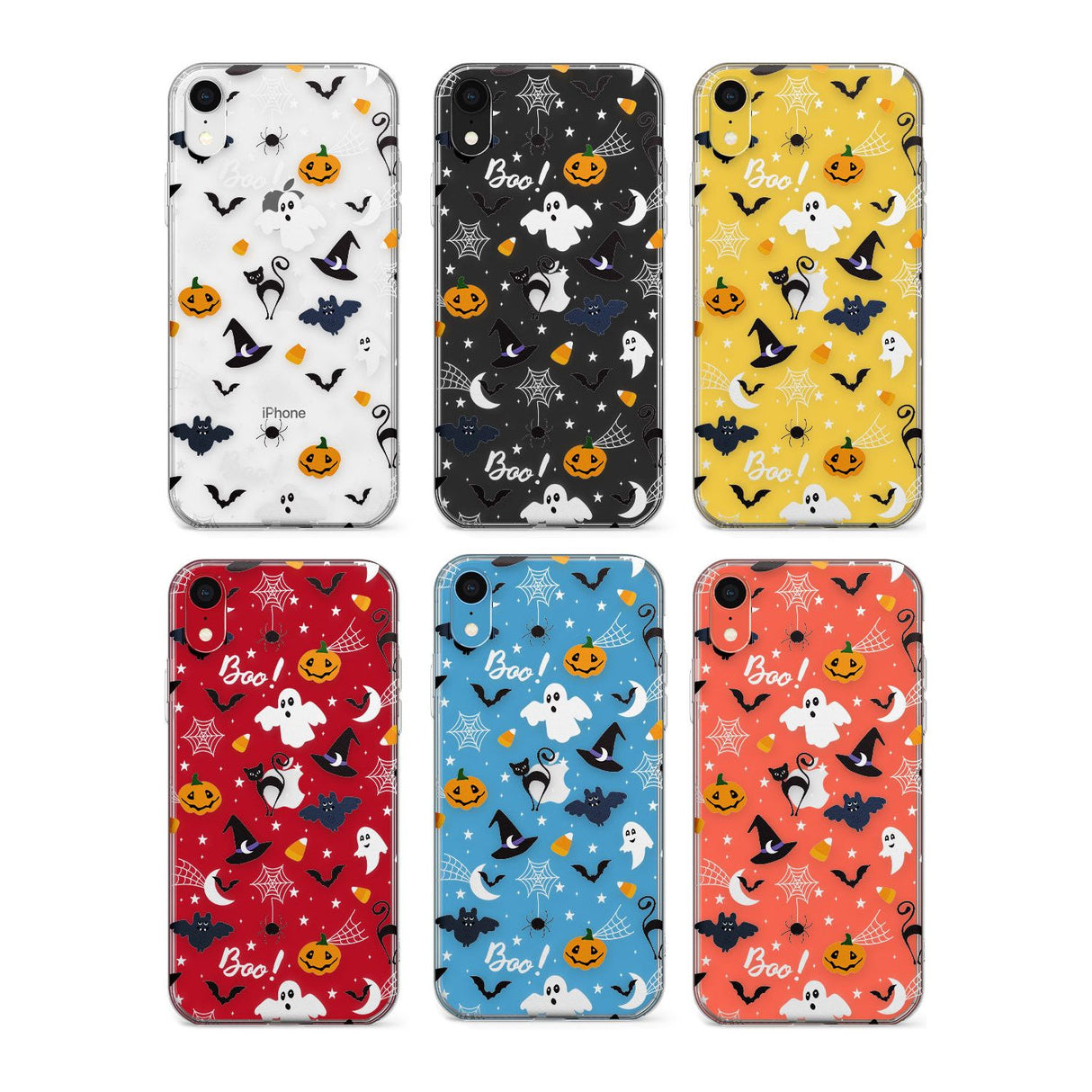 Halloween Mix Pattern Phone Case for iPhone X XS Max XR