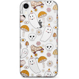 Cute Ghost and Skulls Pattern Phone Case for iPhone X, XS Max, XR