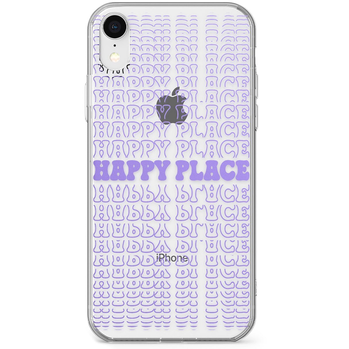 Happy Place (Purple) Phone Case for iPhone X, XS Max, XR