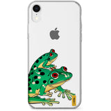 Matsumoto Hoji Frog Green Phone Case for iPhone X, XS Max, XR