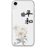 Peace and Flowers Phone Case for iPhone X, XS Max, XR