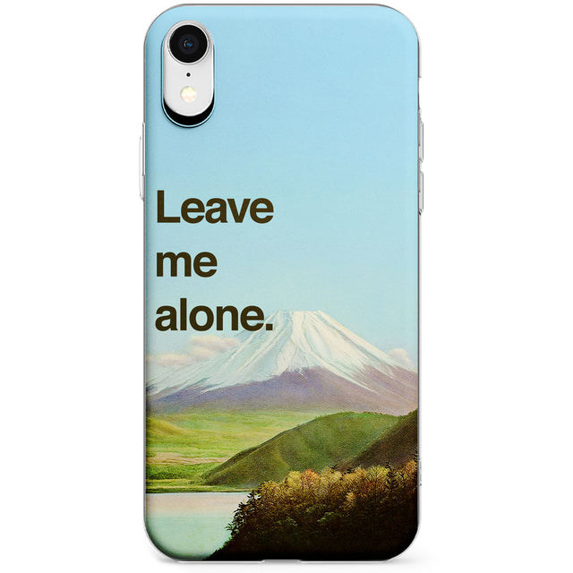 Leave me alone Phone Case for iPhone X, XS Max, XR