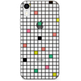 Vibrant Clear Geometric Grid Phone Case for iPhone X, XS Max, XR