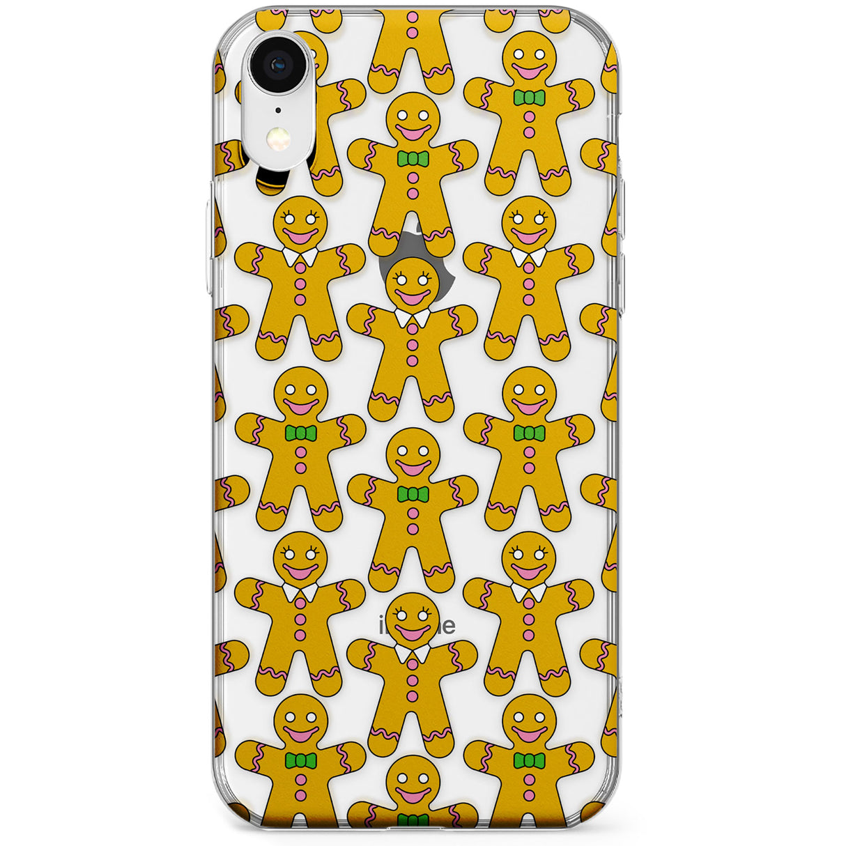 Gingerbread Cookie Pattern Phone Case for iPhone X, XS Max, XR