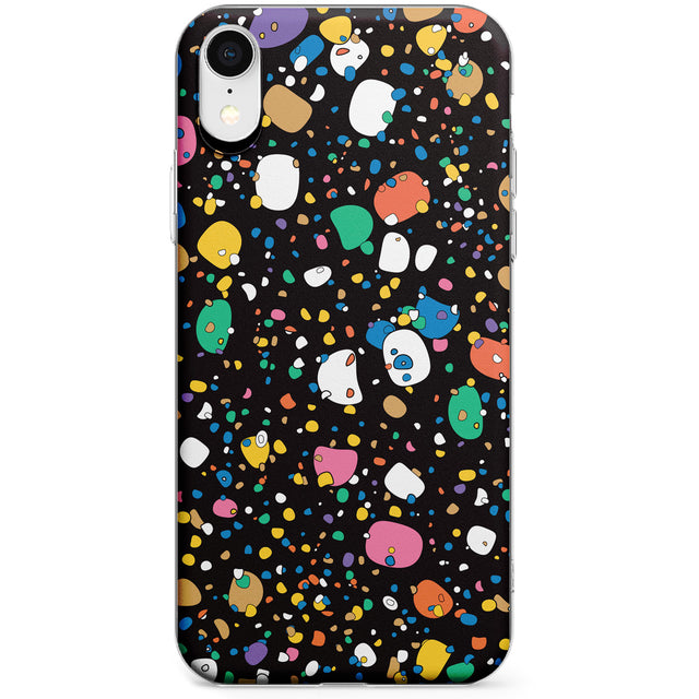 Colourful Confetti Pebbles (Black) Phone Case for iPhone X, XS Max, XR