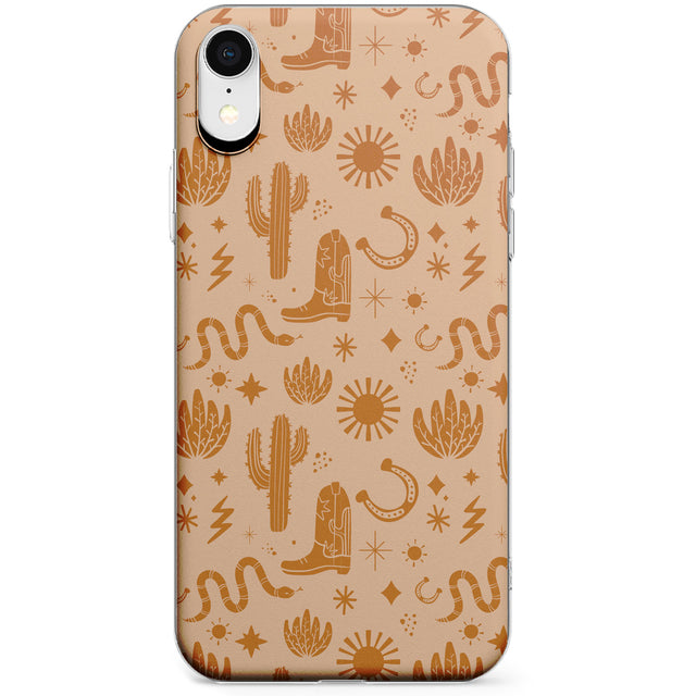 Wild West Pattern Phone Case for iPhone X, XS Max, XR