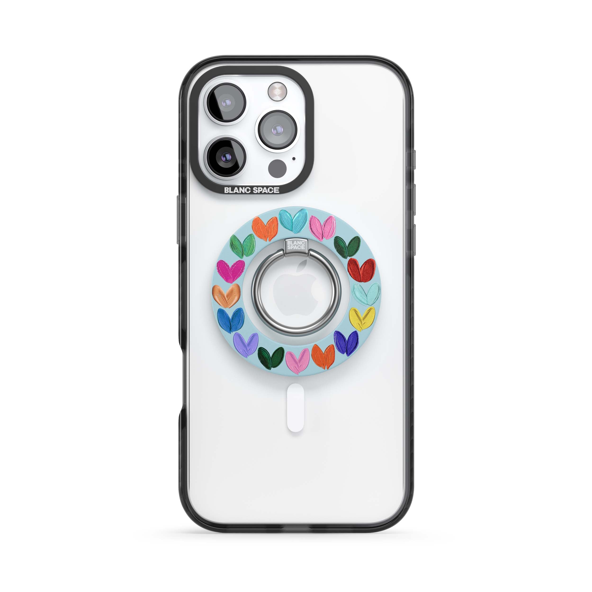 Oil Painted Hearts Magsafe Grip Magsafe Grip Blue