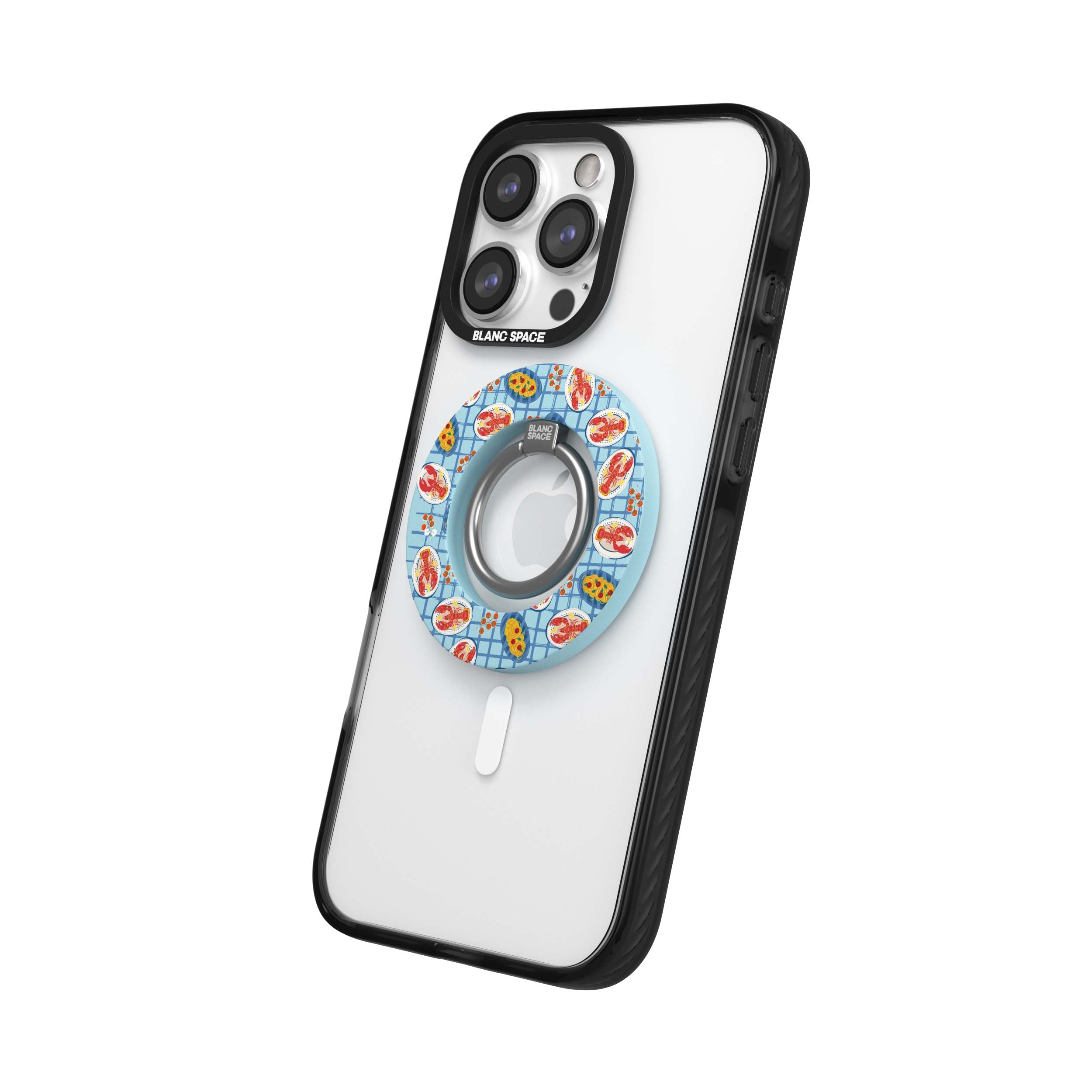 Seafood Pattern Magsafe Grip Magsafe Grip Blue