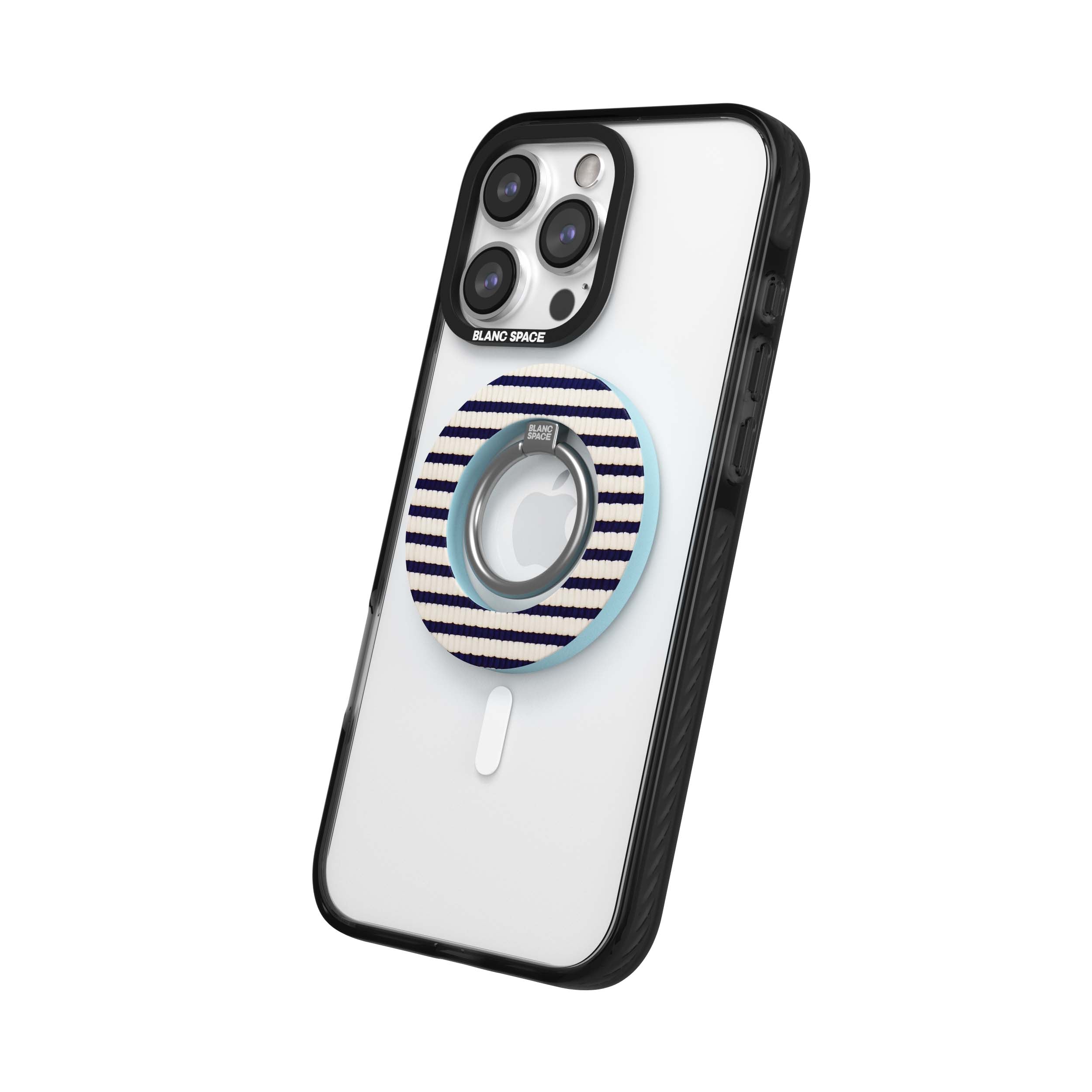Coastal Italian Check Pattern Magsafe Grip Magsafe Grip Blue