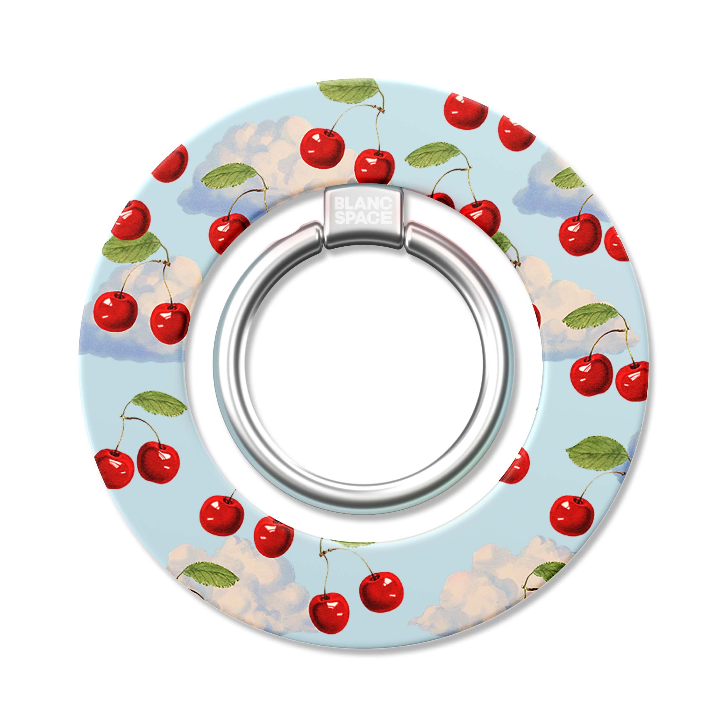 Summer Cherries Sky Magsafe Grip Blue