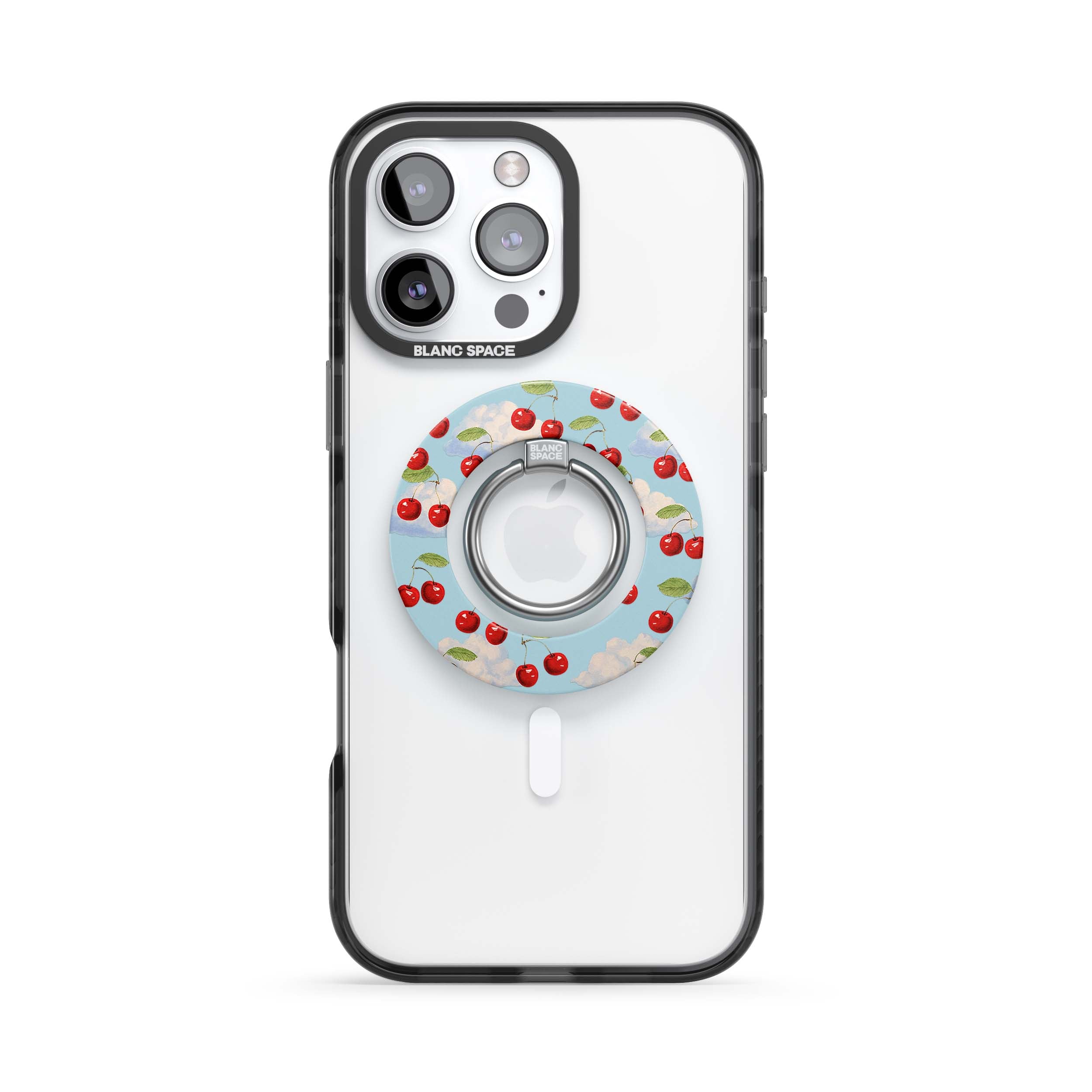 Summer Cherries Sky Magsafe Grip Blue