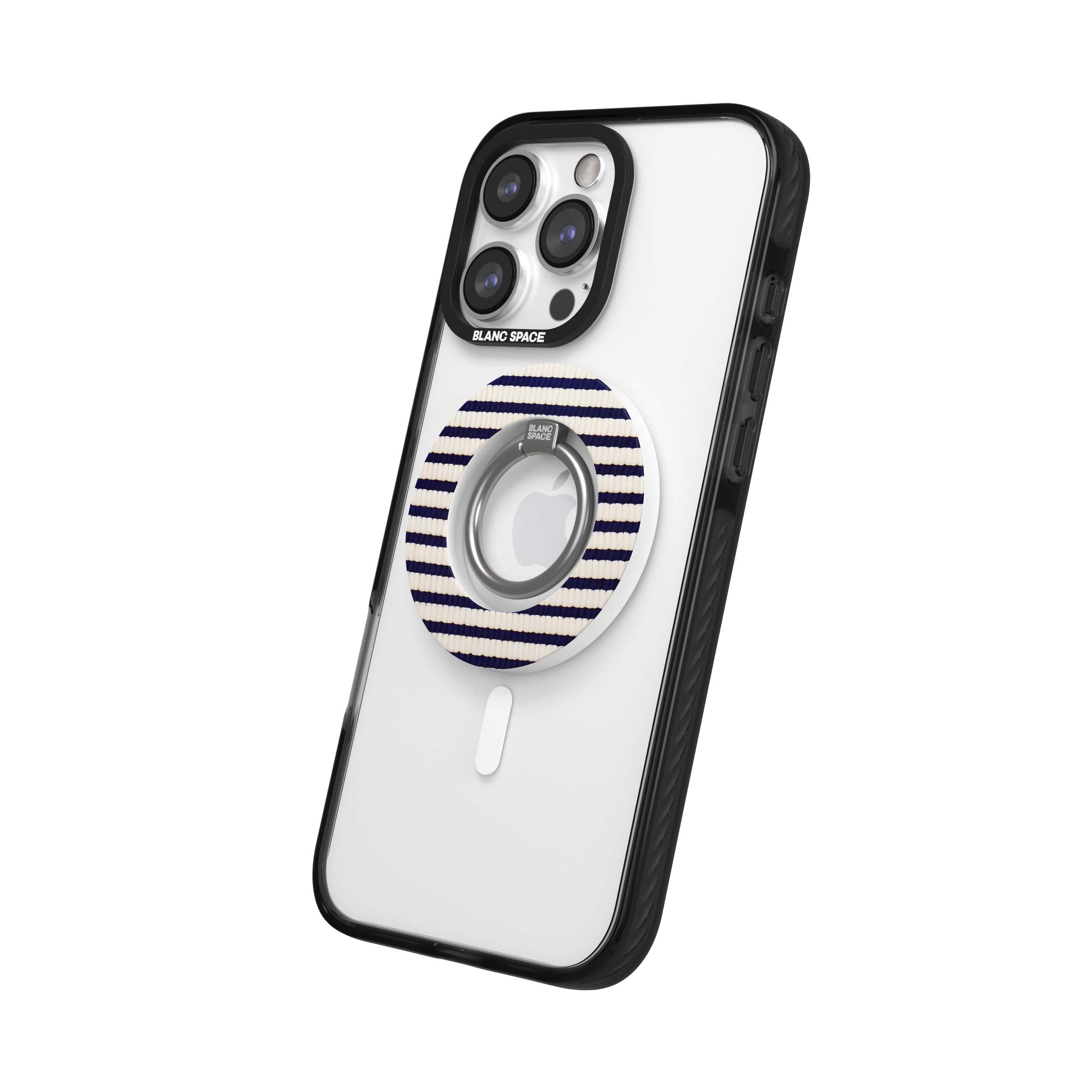 Coastal Italian Check Pattern Magsafe Grip Magsafe Grip White