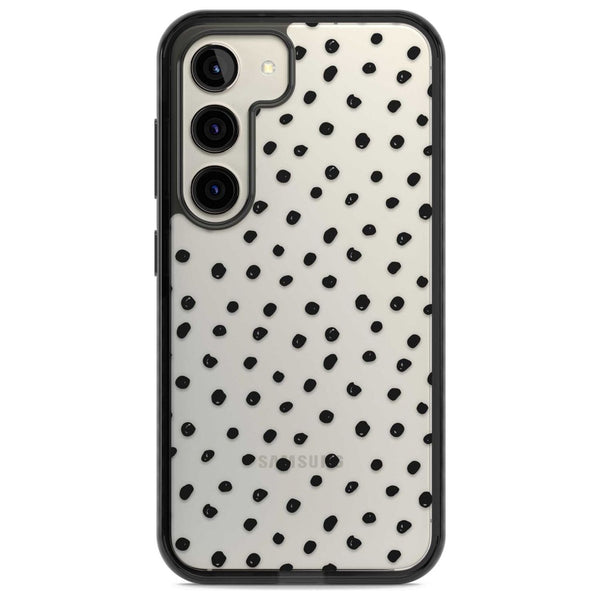 Messy Black Dot Pattern