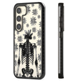 Skeleton Flower Impact Phone Case for Samsung Galaxy S24, Samsung Galaxy S23, Samsung Galaxy S22