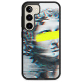 GLITCHED FRAGMENT Phone Case Samsung S22 / Black Impact Case,Samsung S23 / Black Impact Case Blanc Space