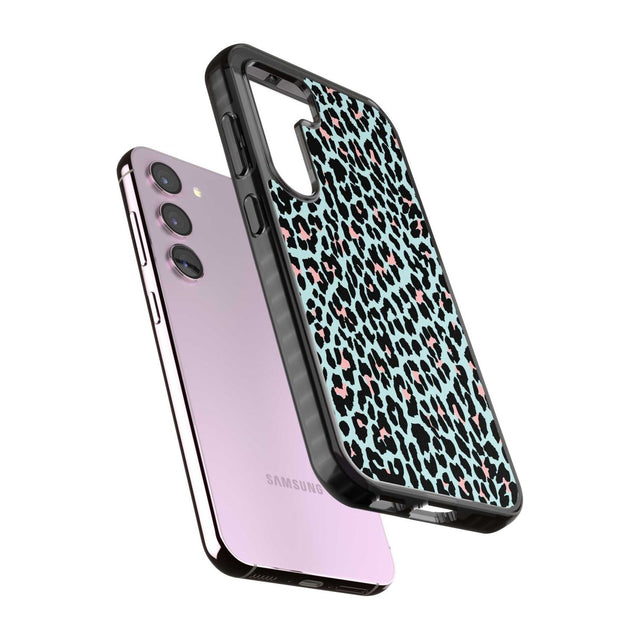 Light Pink on Blue Leopard Print Pattern Phone Case iPhone 15 Pro Max / Black Impact Case,iPhone 15 Plus / Black Impact Case,iPhone 15 Pro / Black Impact Case,iPhone 15 / Black Impact Case,iPhone 15 Pro Max / Impact Case,iPhone 15 Plus / Impact Case,iPhone 15 Pro / Impact Case,iPhone 15 / Impact Case,iPhone 15 Pro Max / Magsafe Black Impact Case,iPhone 15 Plus / Magsafe Black Impact Case,iPhone 15 Pro / Magsafe Black Impact Case,iPhone 15 / Magsafe Black Impact Case,iPhone 14 Pro Max / Black Impact Case,iPh