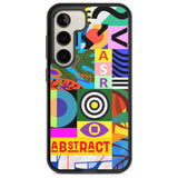 Patchwork Phone Case Samsung S22 / Black Impact Case,Samsung S23 / Black Impact Case Blanc Space