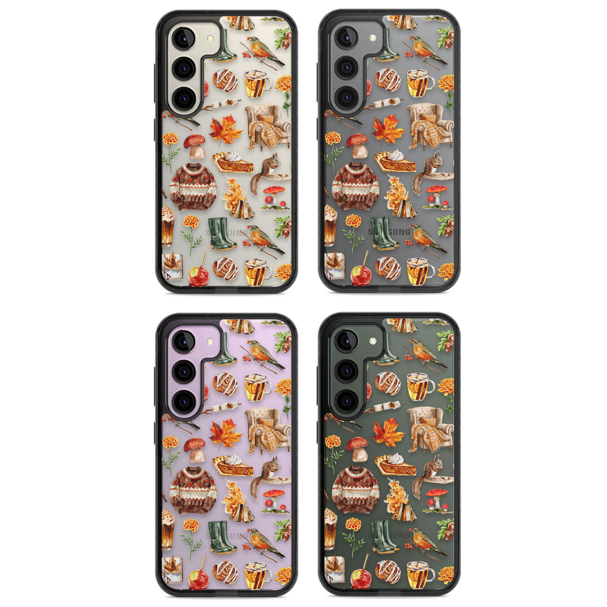 Cozy Autumn Aesthetic Impact Phone Case for Samsung Galaxy S24, Samsung Galaxy S23, Samsung Galaxy S22