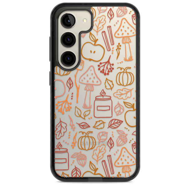 Autumn Line Pattern